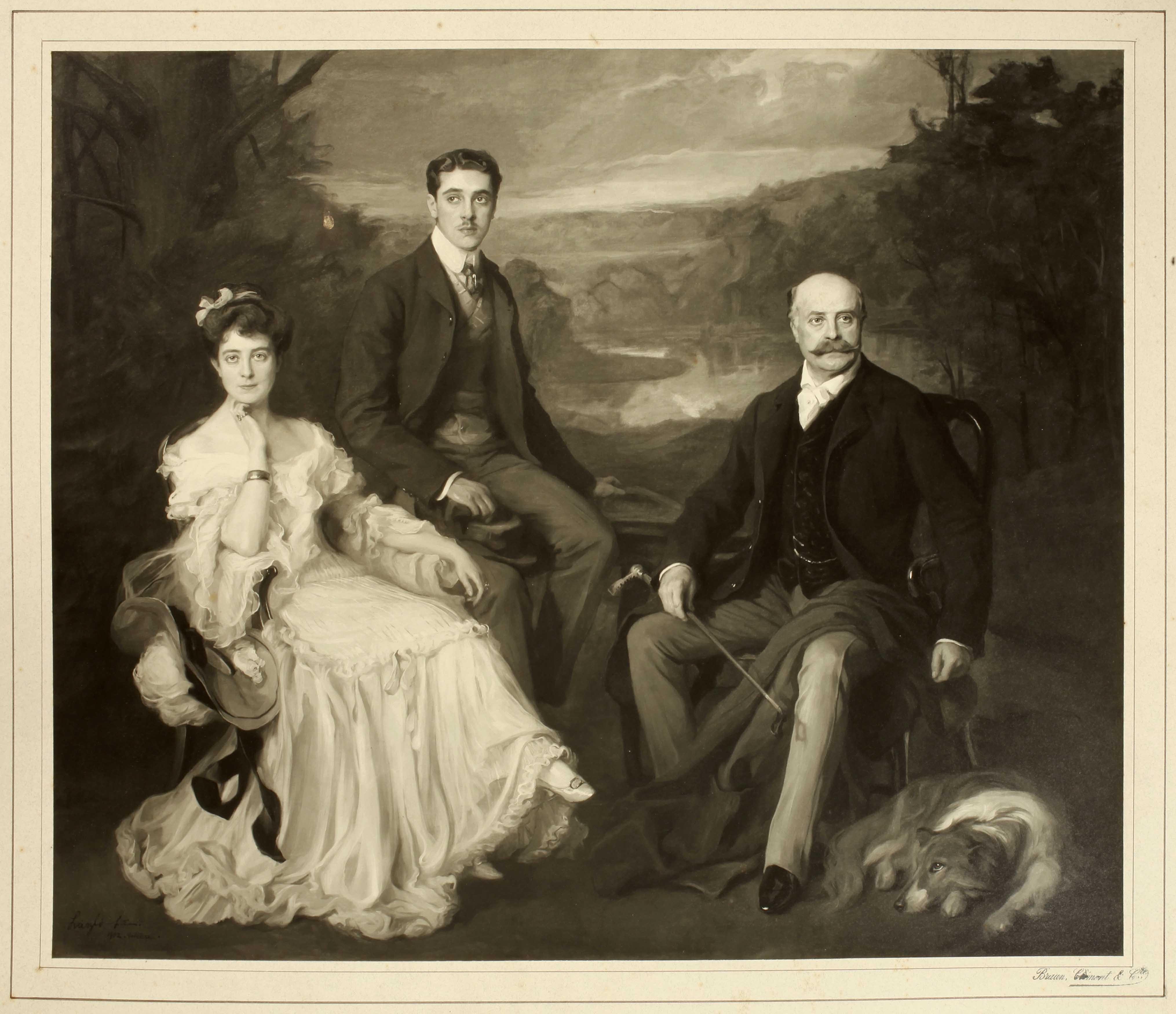Fig. 55 1902 Agenor de Gramont et ses enfants par Laszlo copie