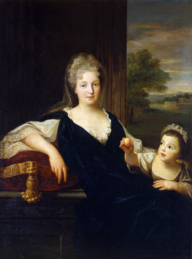 Marie Christine de Noailles et sa fille
